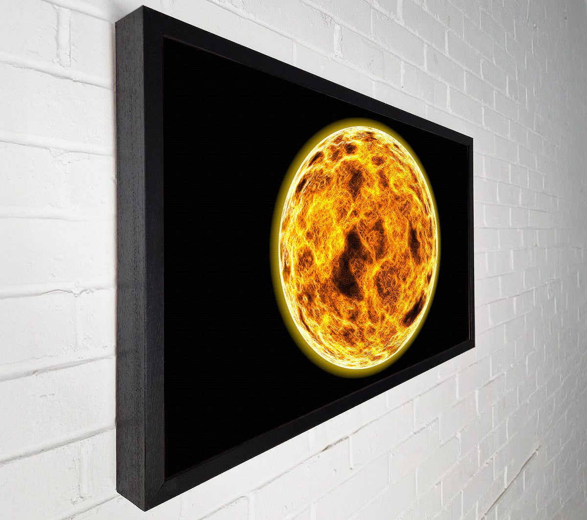 The Core Of The Blazing Sun Canvas Wall Art
