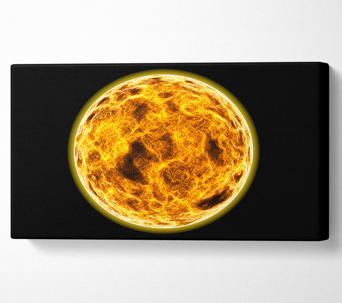 The Core Of The Blazing Sun Canvas Wall Art