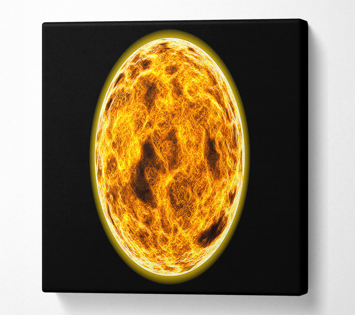 The Core Of The Blazing Sun Canvas Wall Art