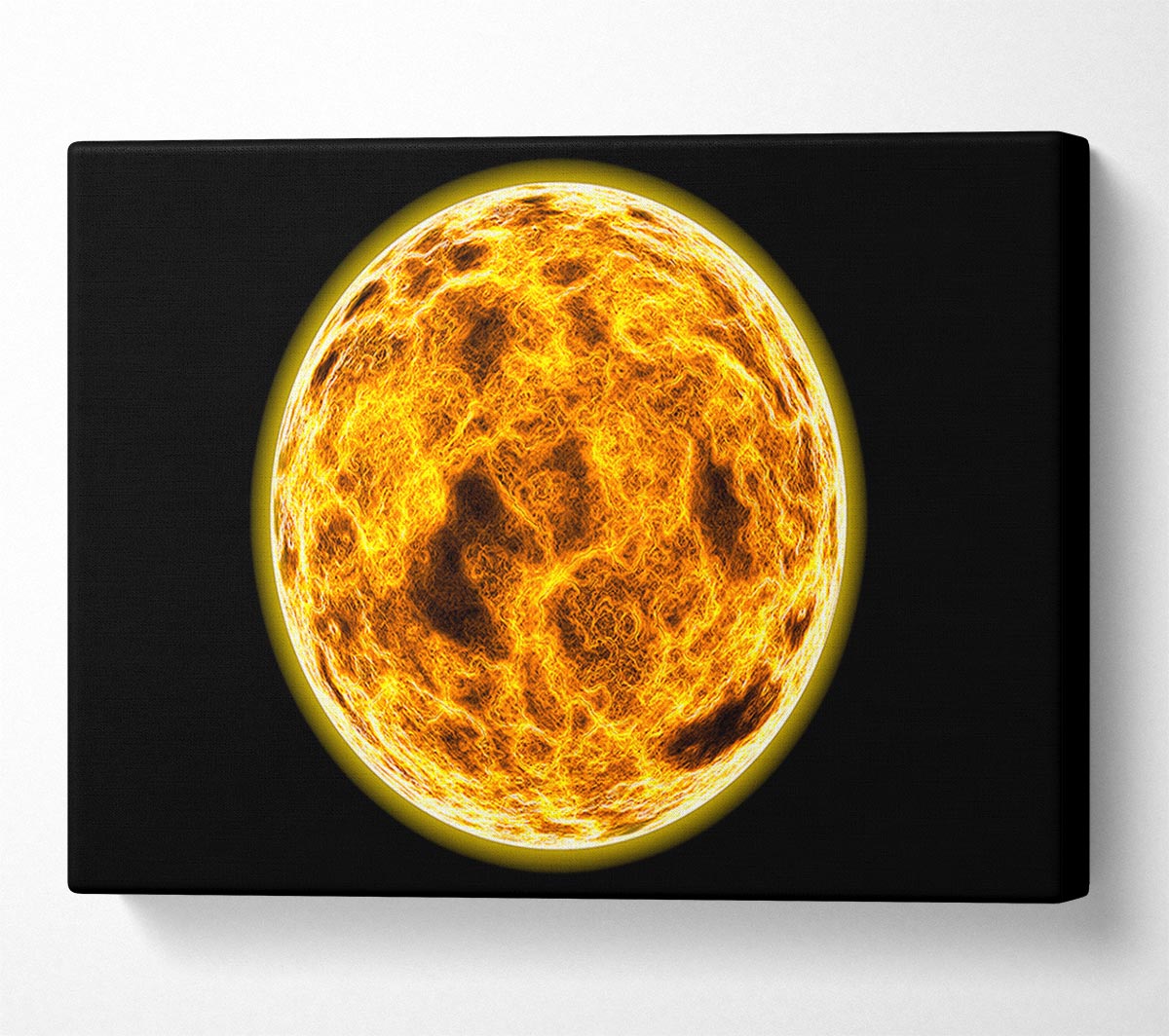 The Core Of The Blazing Sun Canvas Wall Art