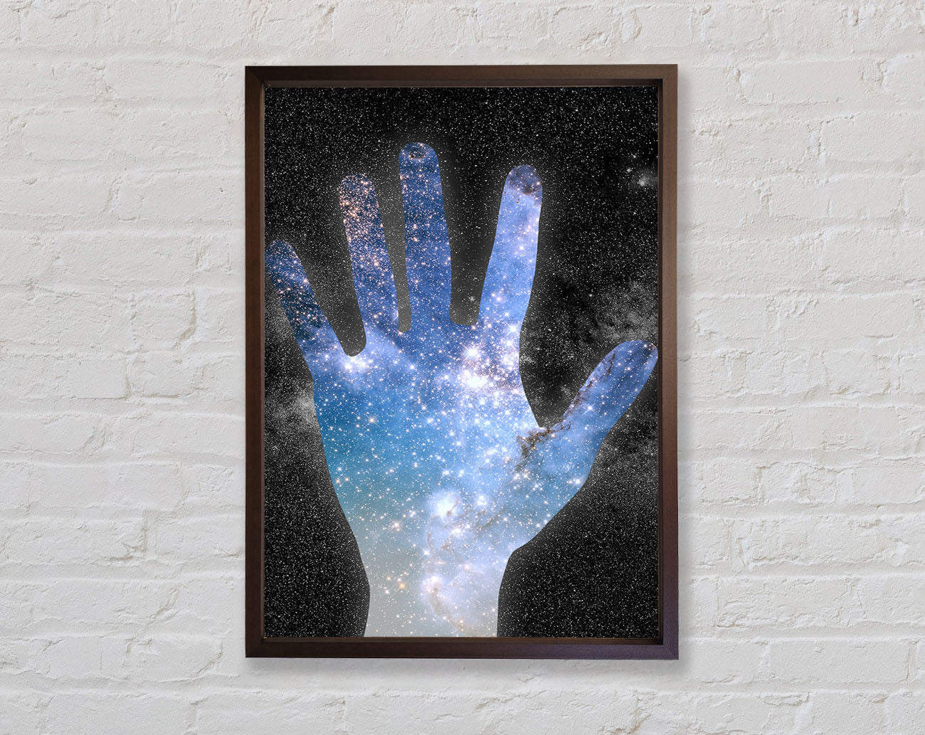 Hand Of God Framed Print