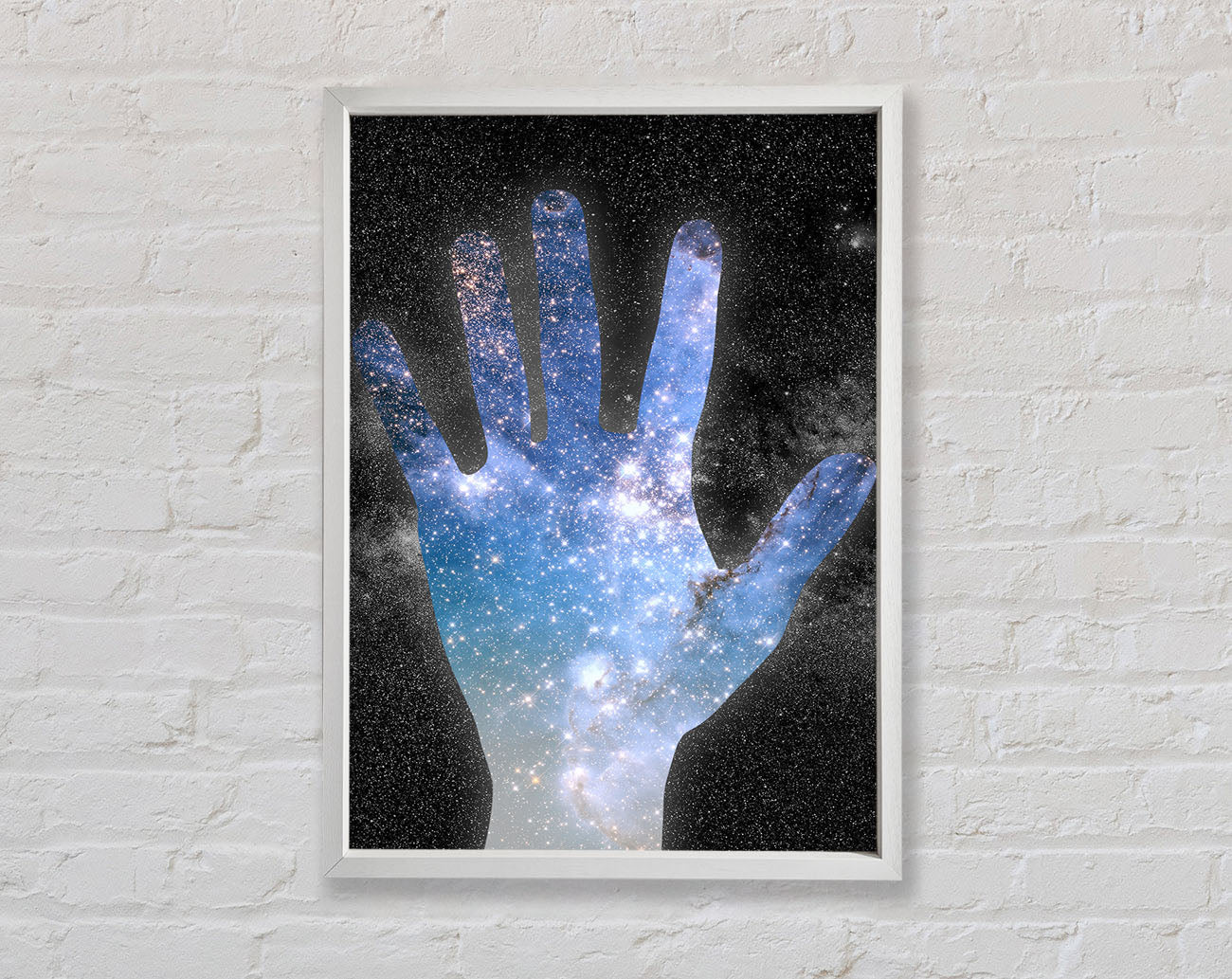 Hand Of God Framed Print