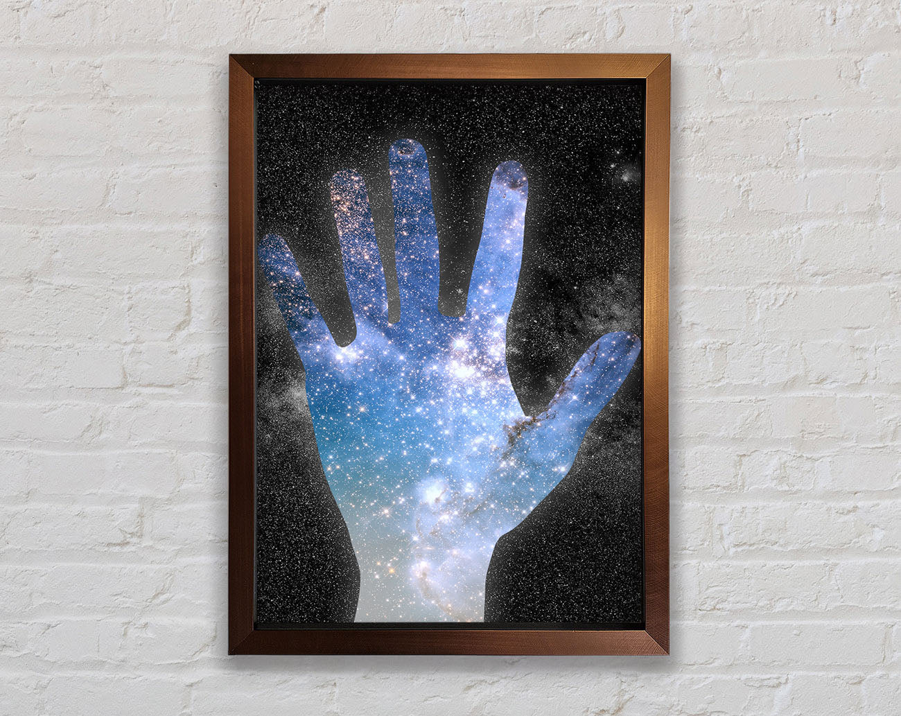 Hand Of God Framed Print