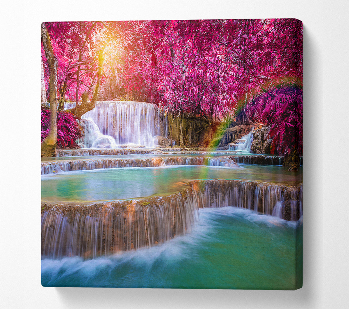 Pink Tree Beauty 3 Canvas Wall Art