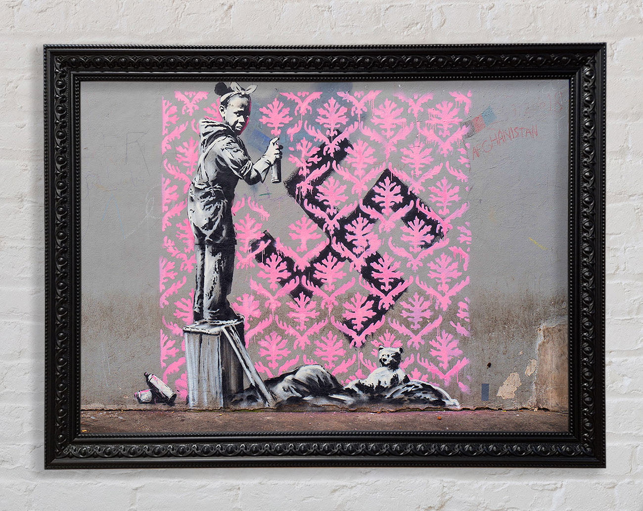 Banksy Decorator Kid Framed Print