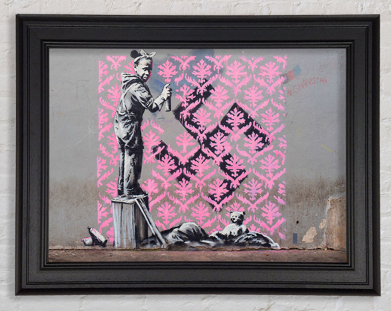 Banksy Decorator Kid Framed Print