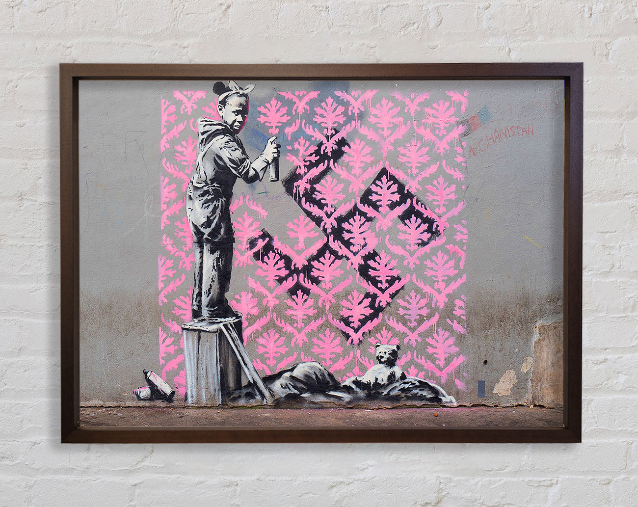 Banksy Decorator Kid Framed Print