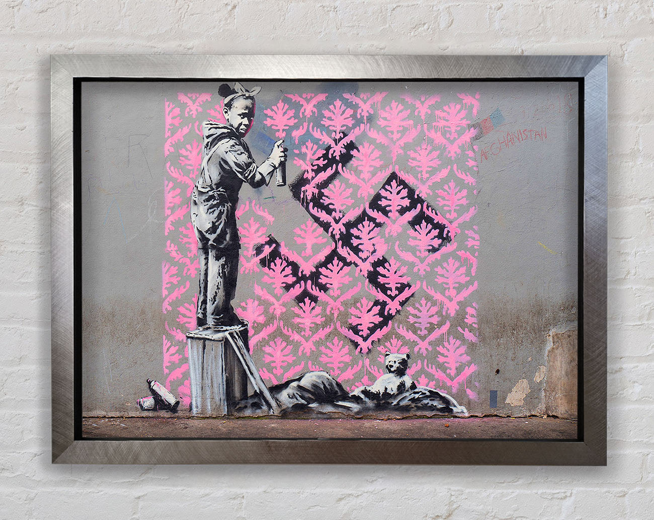 Banksy Decorator Kid Framed Print