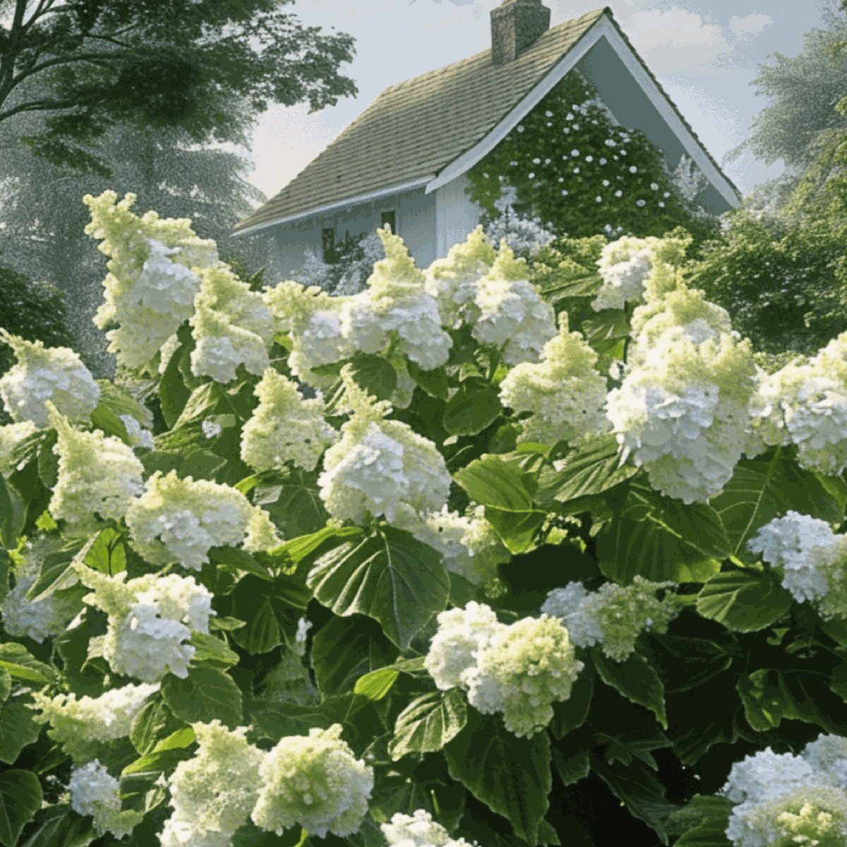 Hortensia - 2 pcs. - Hydrangea 'Ice Crystal' - Height 25-40cm - ⌀19cm