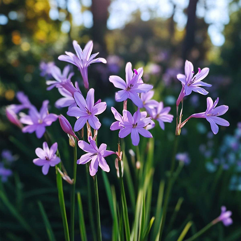 Society Garlic - 3 pcs. - Tulbaghia violacea - Height 15-25cm - ⌀9cm