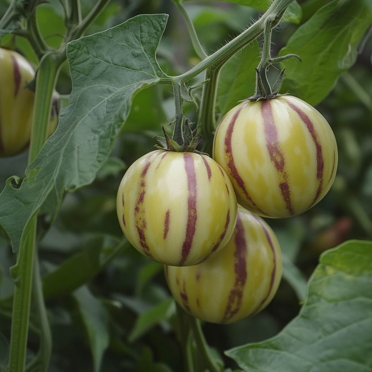 Pepino melon - 6 pcs. - Solanum Muricatum 'Pepino gold' - Height 25-40cm - ⌀9cm