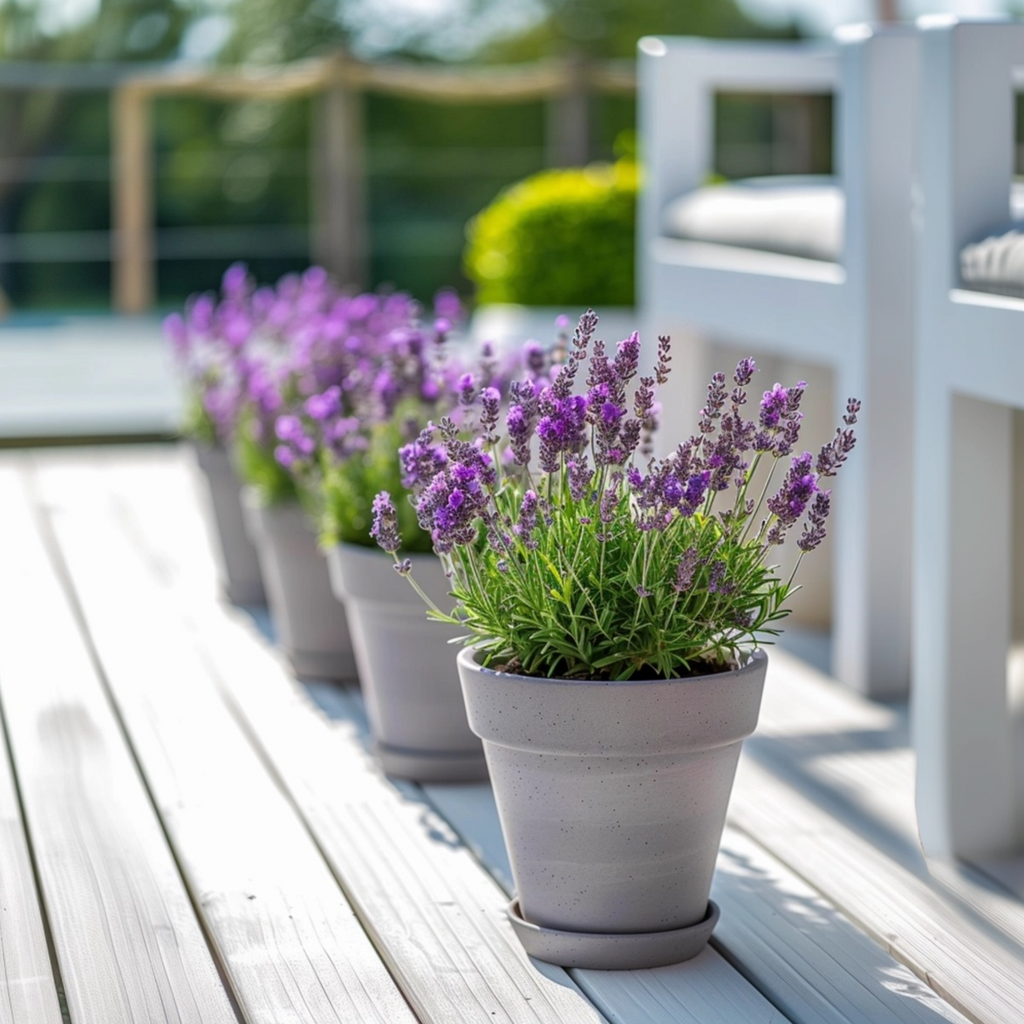 Lavender bush - Lavandula stoechas 'Anouk' - Height 25-35cm - ⌀15cm