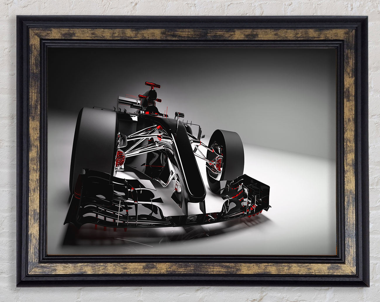 F1 racer futuristic Framed Print
