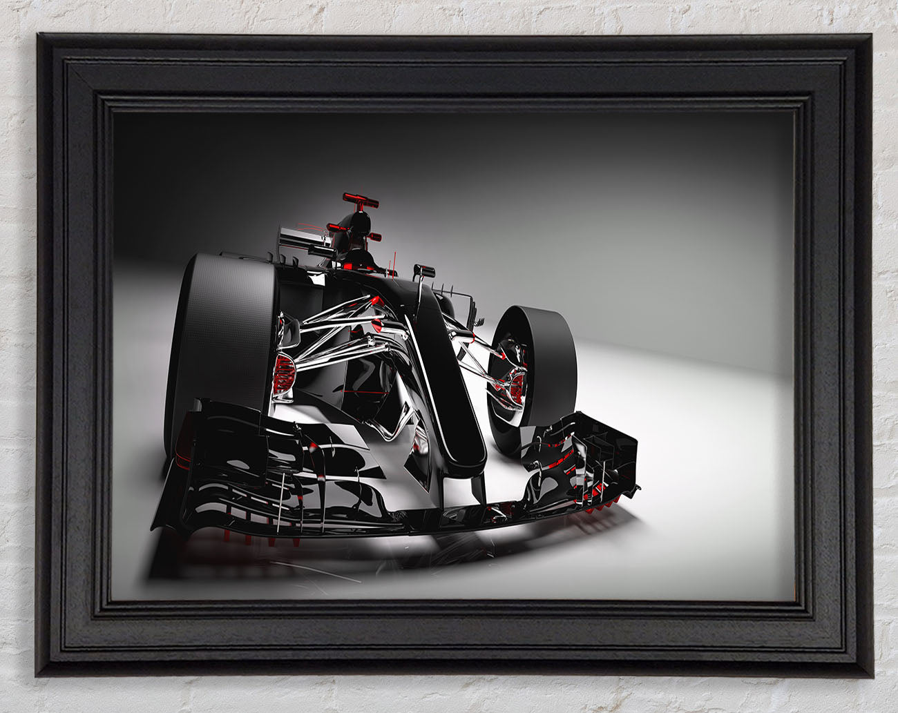 F1 racer futuristic Framed Print