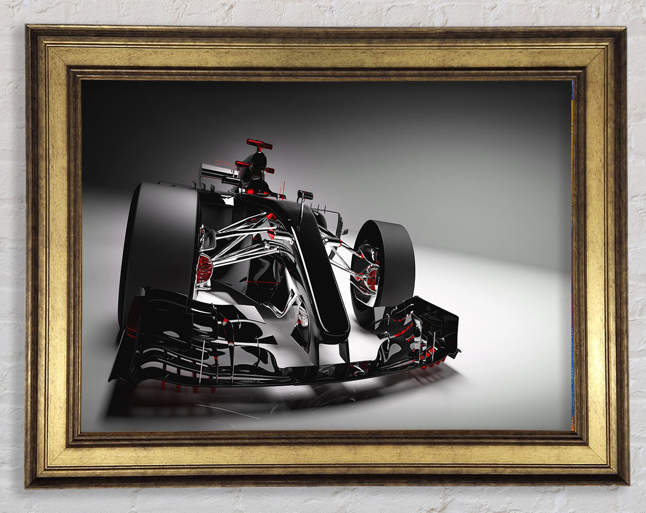 F1 racer futuristic Framed Print