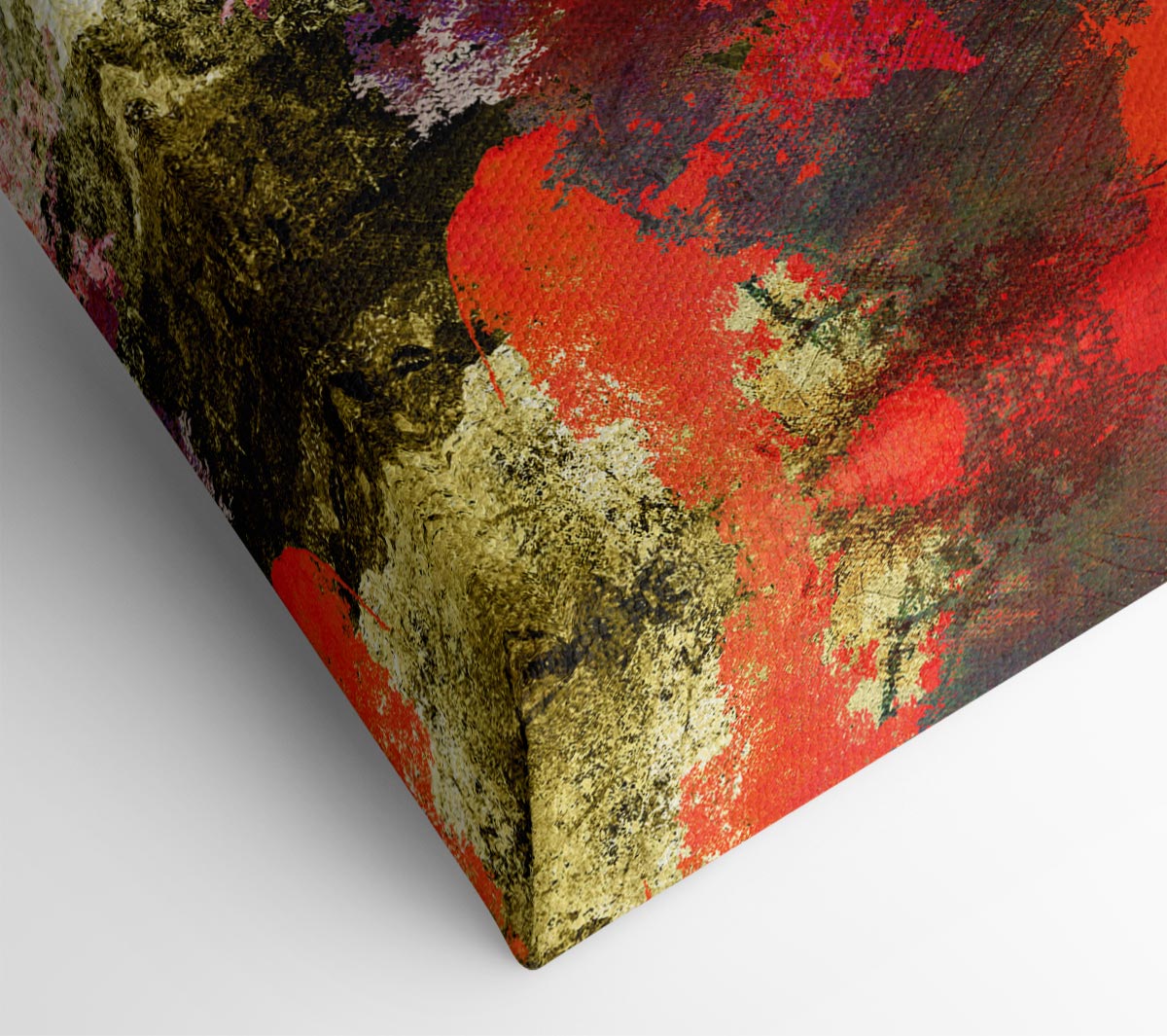 Abstract World grunge map Canvas Wall Art