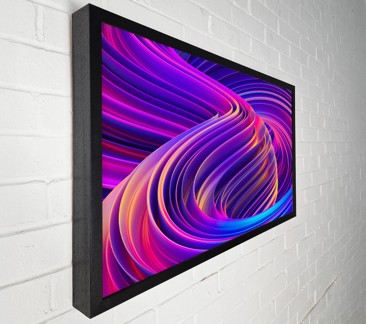 Purple and blue swirl Canvas Wall Art
