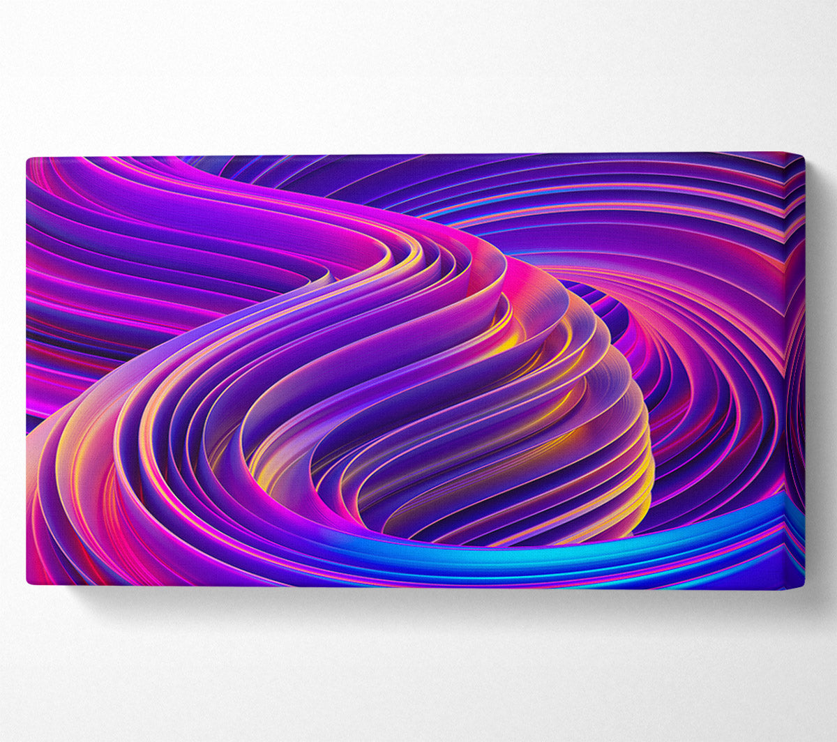 Purple and blue swirl Canvas Wall Art