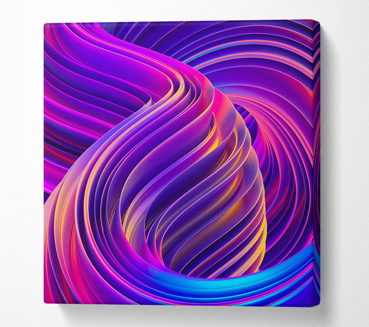 Purple and blue swirl Canvas Wall Art
