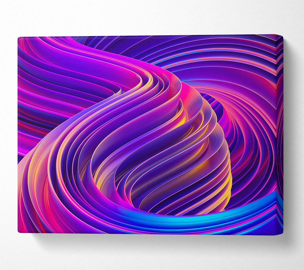 Purple and blue swirl Canvas Wall Art