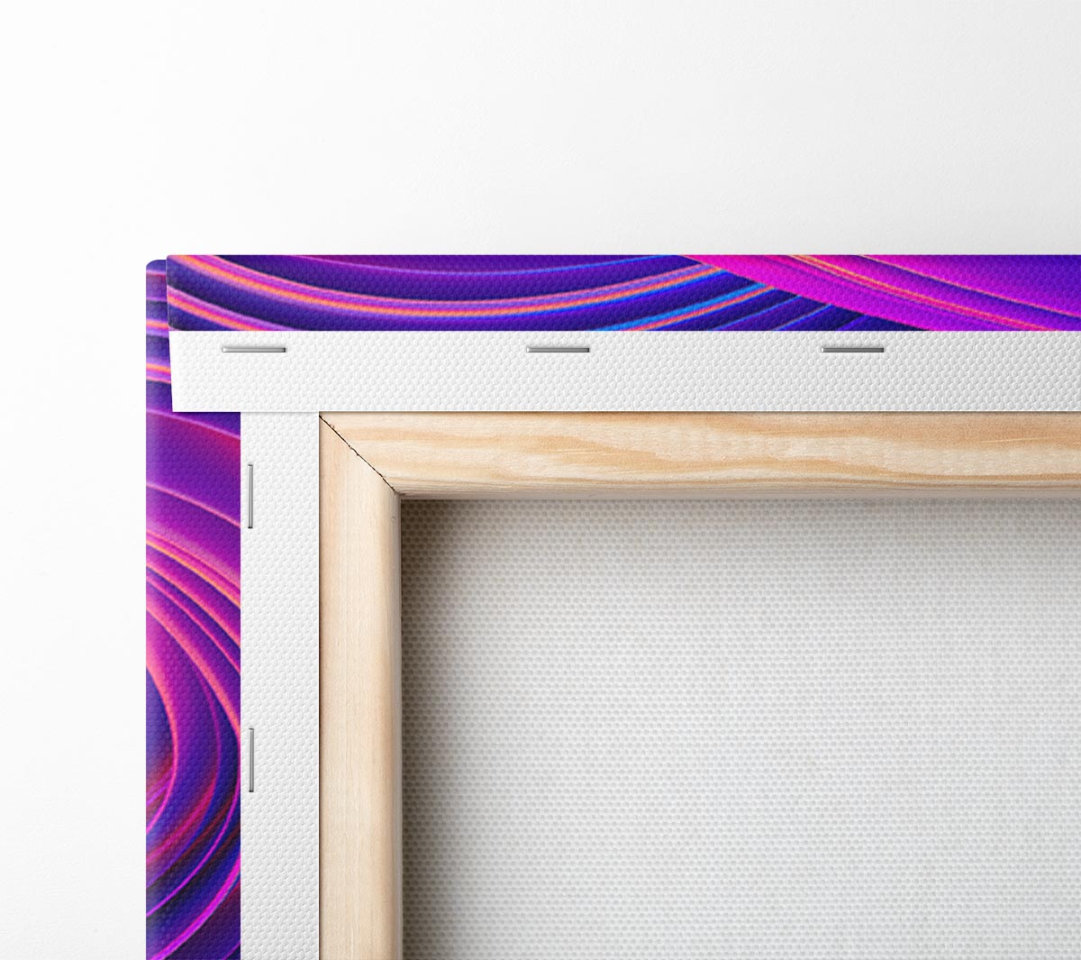 Purple and blue swirl Canvas Wall Art