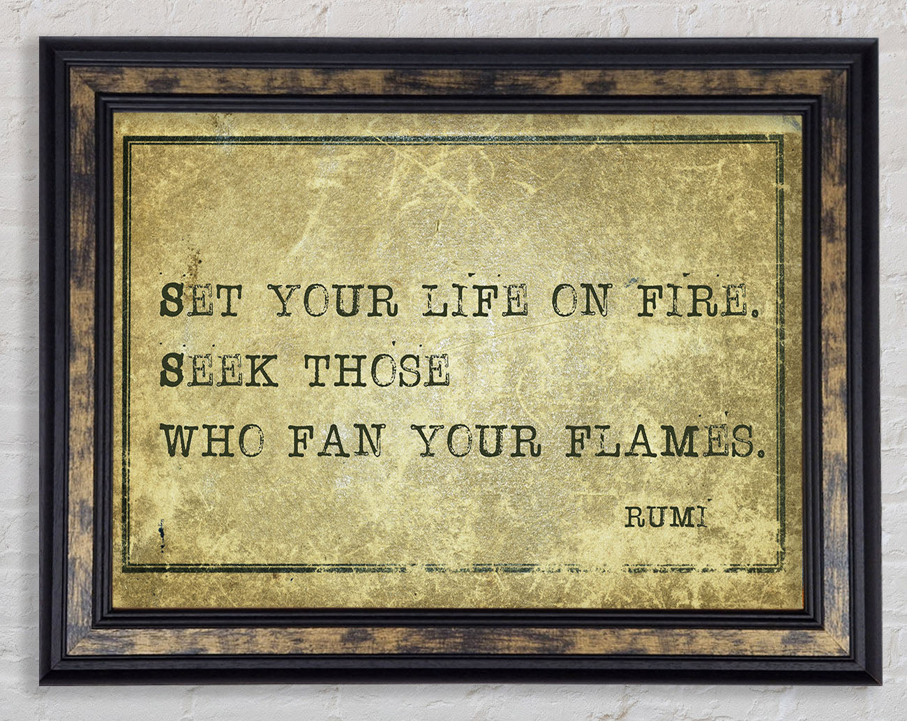 Rumi Quote Framed Print