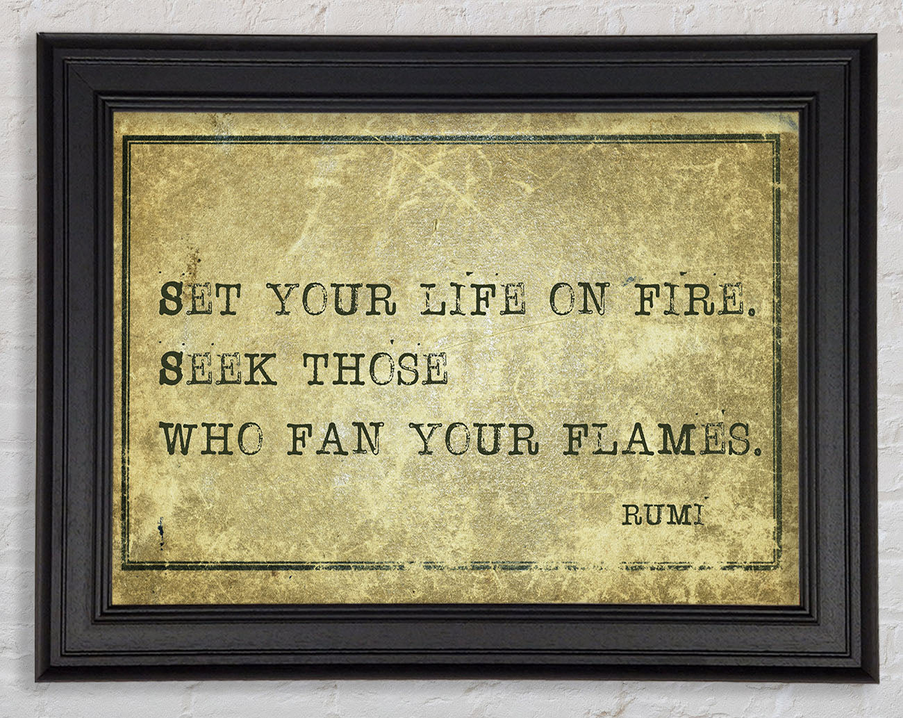 Rumi Quote Framed Print