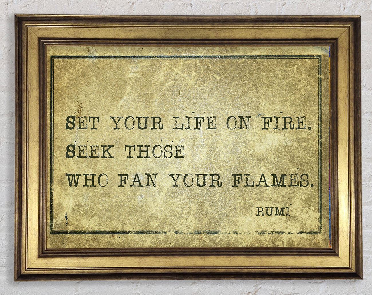 Rumi Quote Framed Print