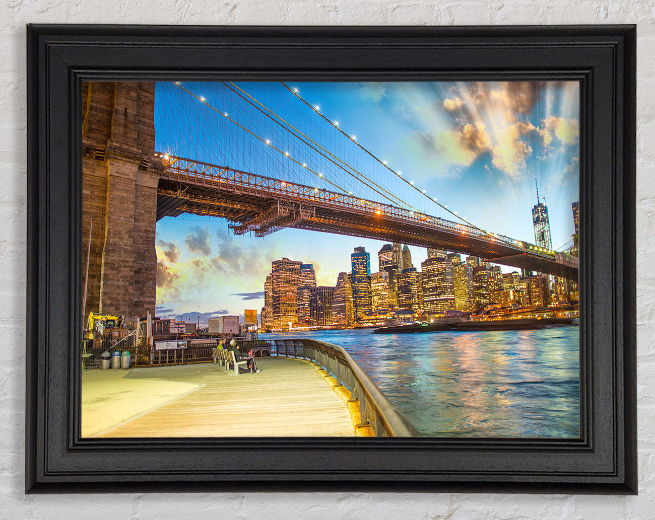 Up close and personal New york Framed Print