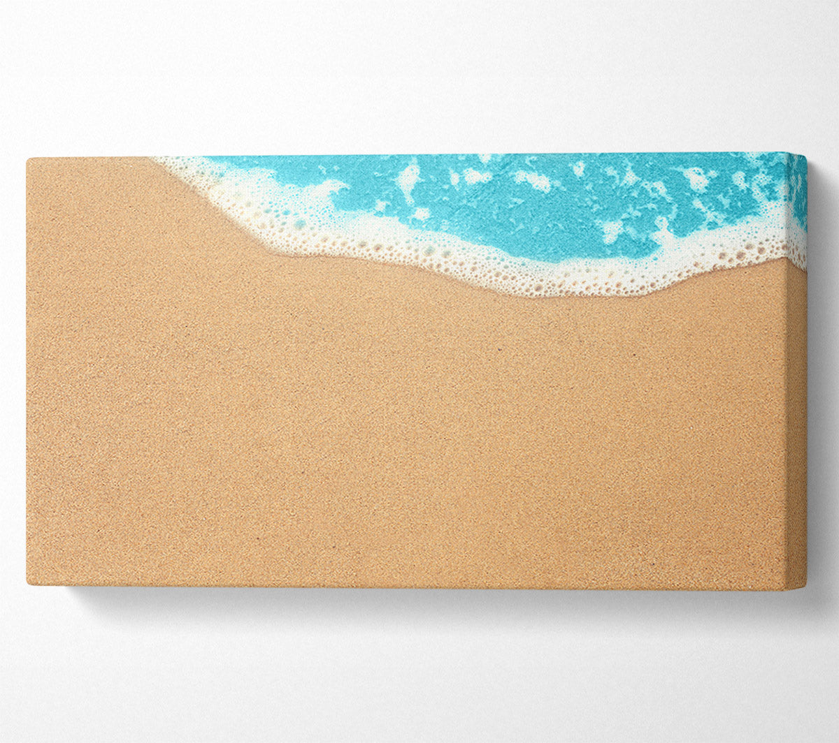 Sand and sea meet Canvas Wall Art
