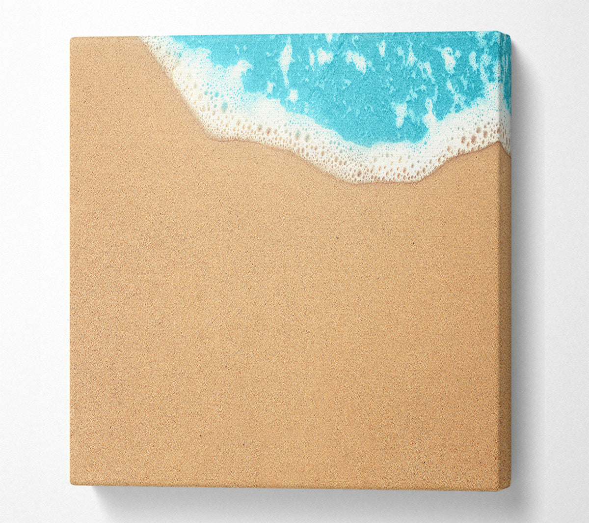 Sand and sea meet Canvas Wall Art