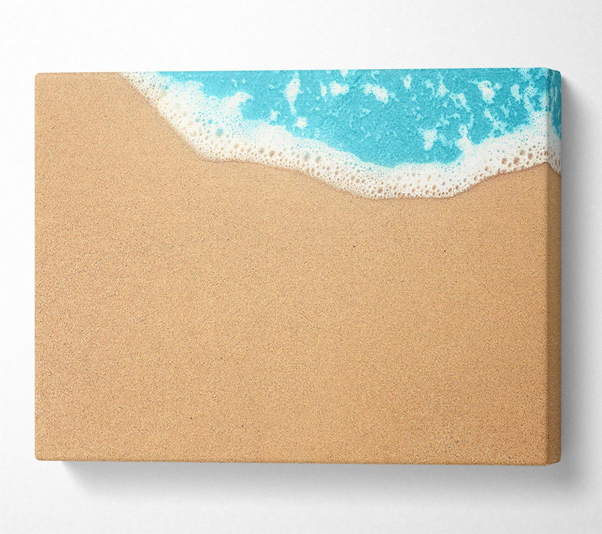 Sand and sea meet Canvas Wall Art