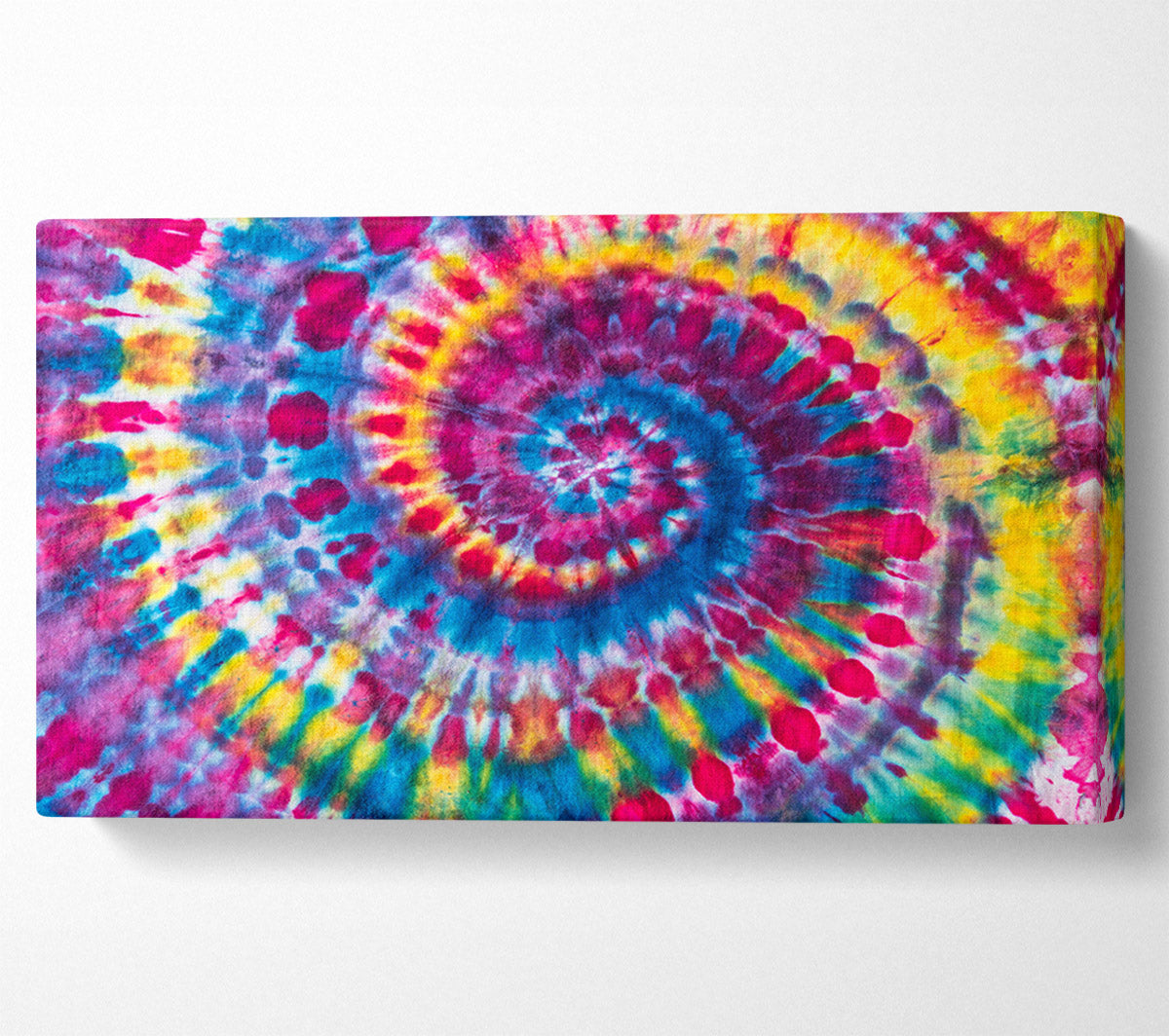 Spiral tie dye Canvas Wall Art