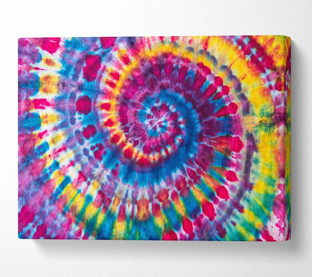 Spiral tie dye Canvas Wall Art