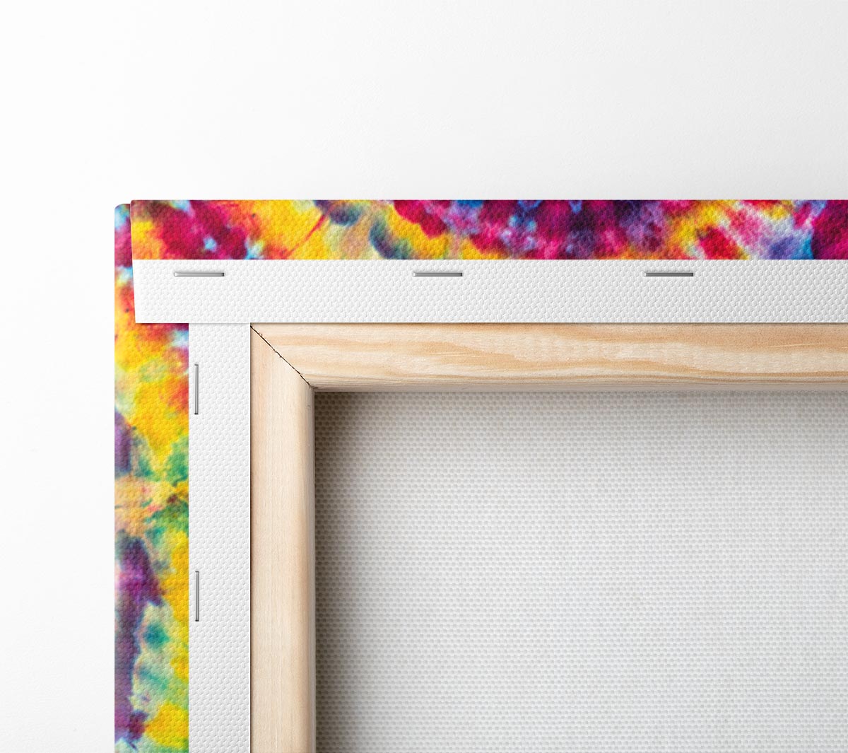 Spiral tie dye Canvas Wall Art