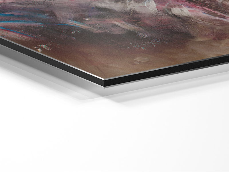 Abstract Painting and eye Metal Print