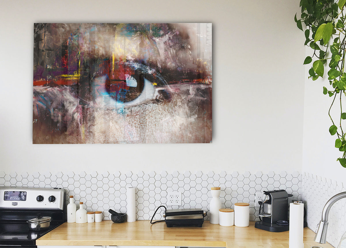 Abstract Painting and eye