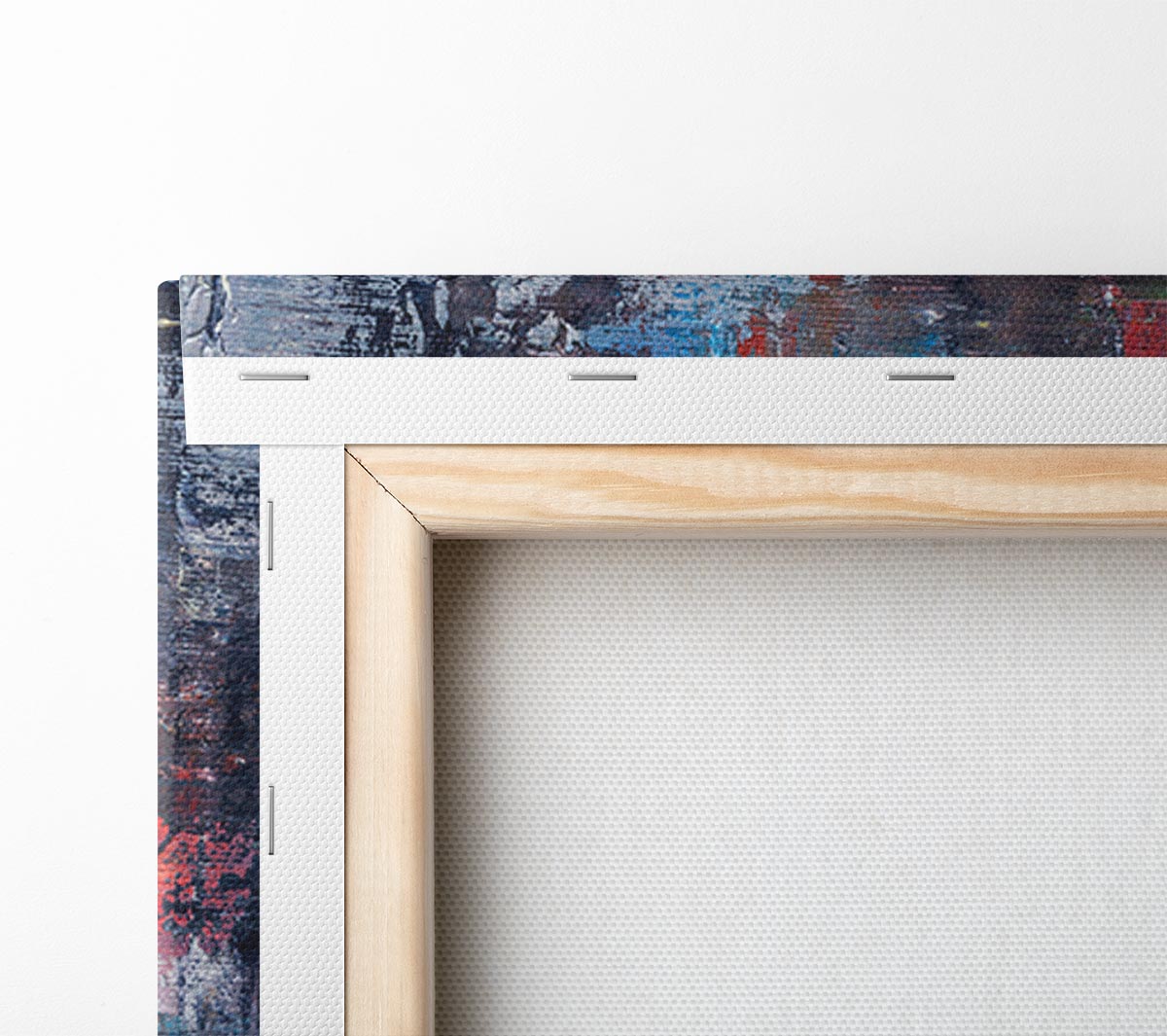 textured Paints colours and darks Canvas Wall Art