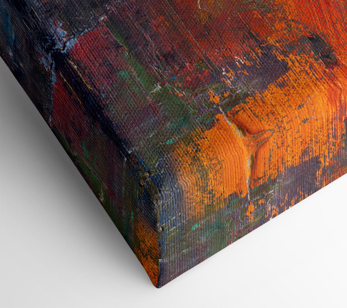 textured Paints colours and darks Canvas Wall Art