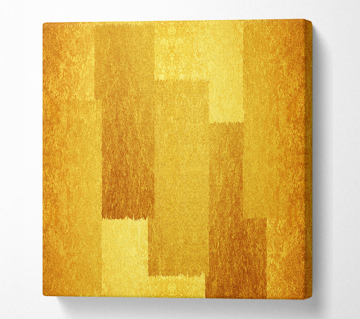 Rollers of yellow paint Canvas Wall Art