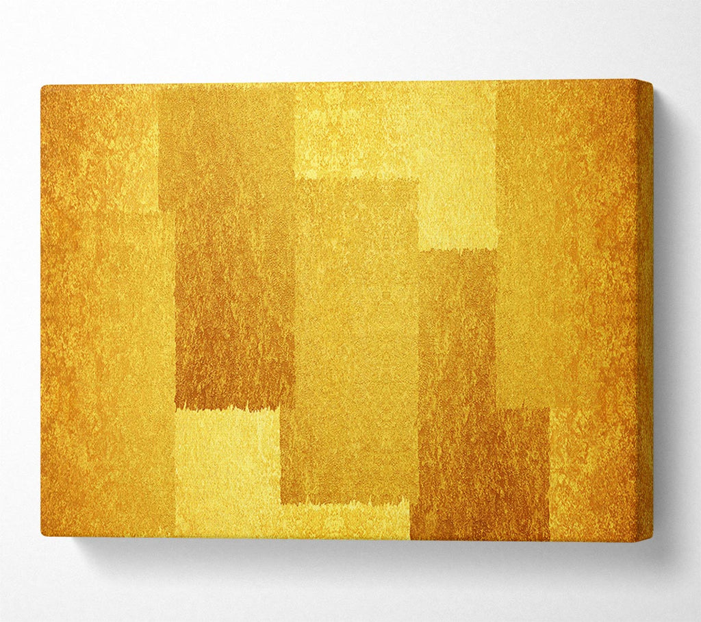 Rollers of yellow paint Canvas Wall Art