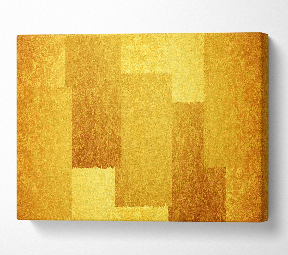 Rollers of yellow paint Canvas Wall Art