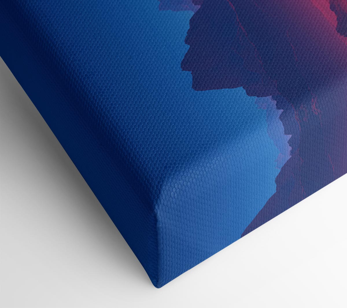 Red To Blue Horizon Canvas Wall Art