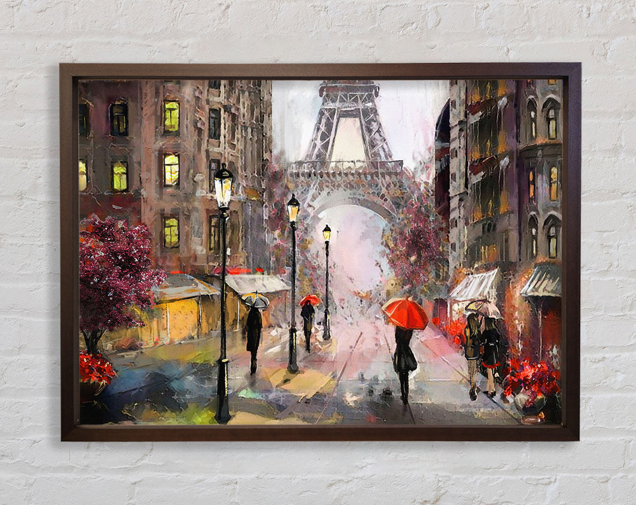 Eiffel Tower At Dusk Framed Print
