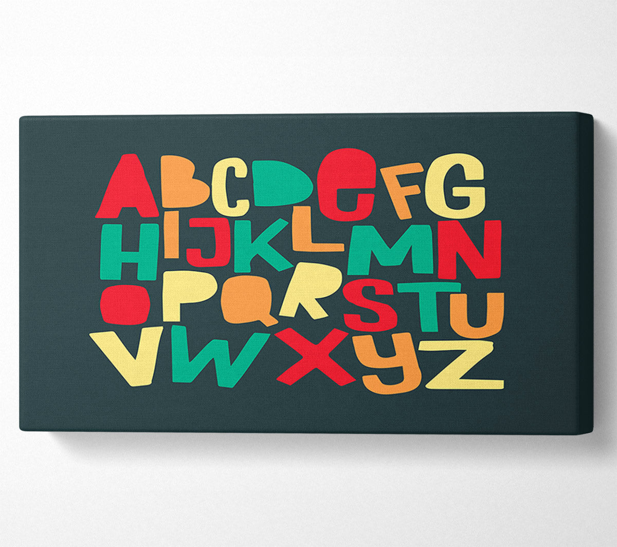 The Alphabet Modern Canvas Wall Art