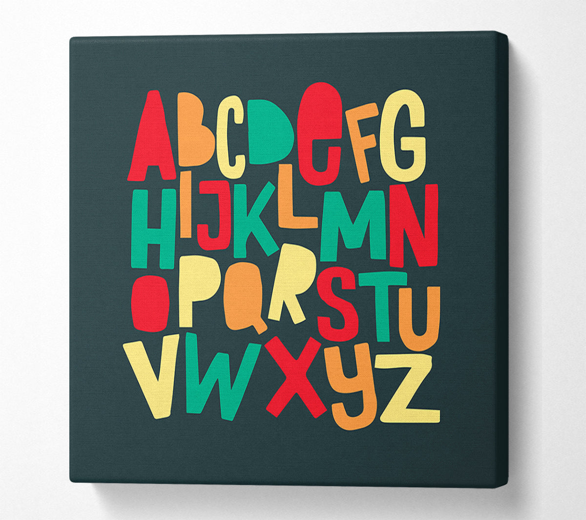 The Alphabet Modern Canvas Wall Art