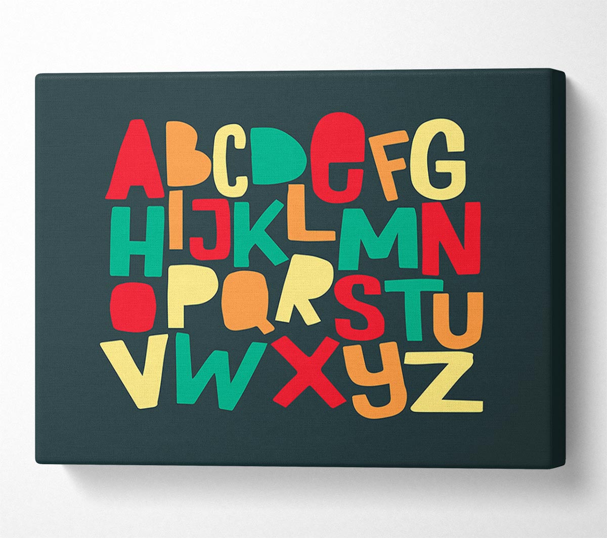 The Alphabet Modern Canvas Wall Art