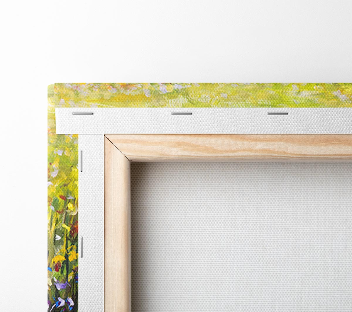 Poppy Field In The Summer Canvas Wall Art