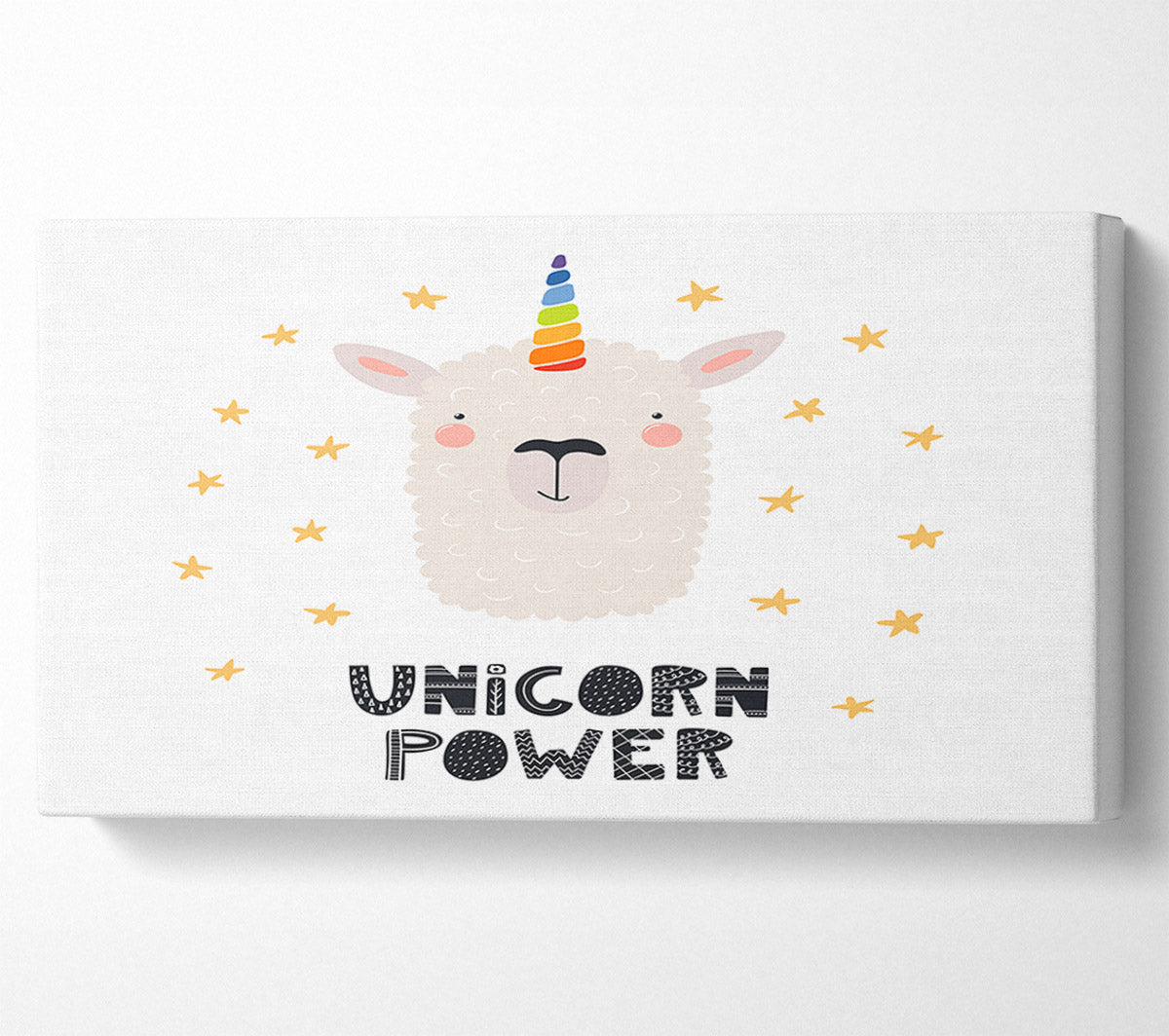 Unicorn Power Canvas Wall Art