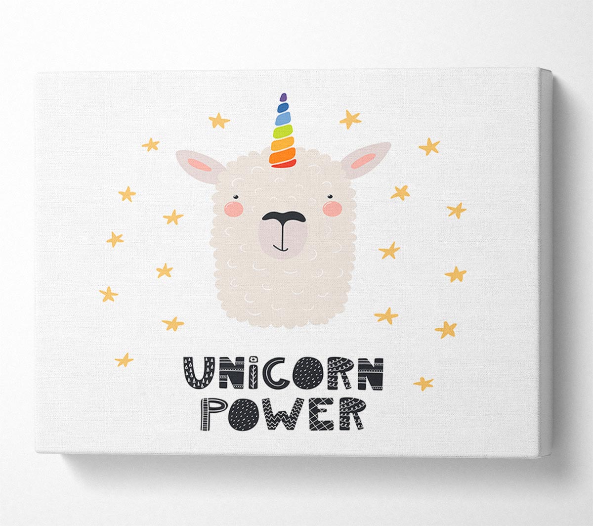 Unicorn Power Canvas Wall Art